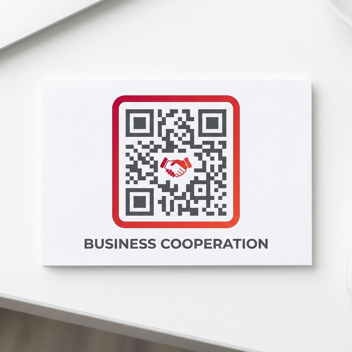 黄色仓库商务二维码