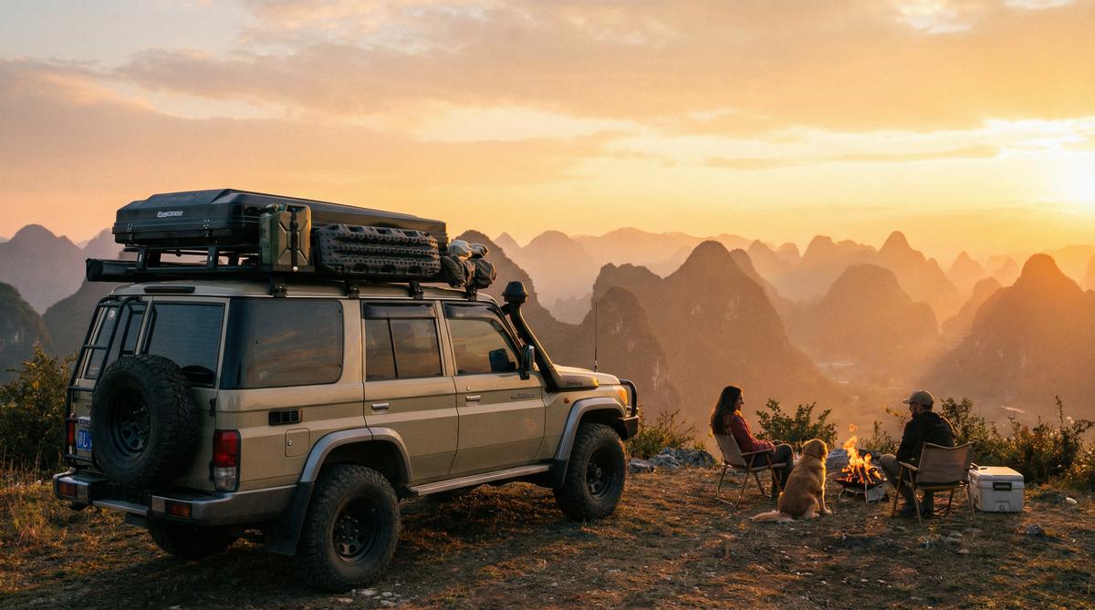 黄色仓库-旅行车自驾视频